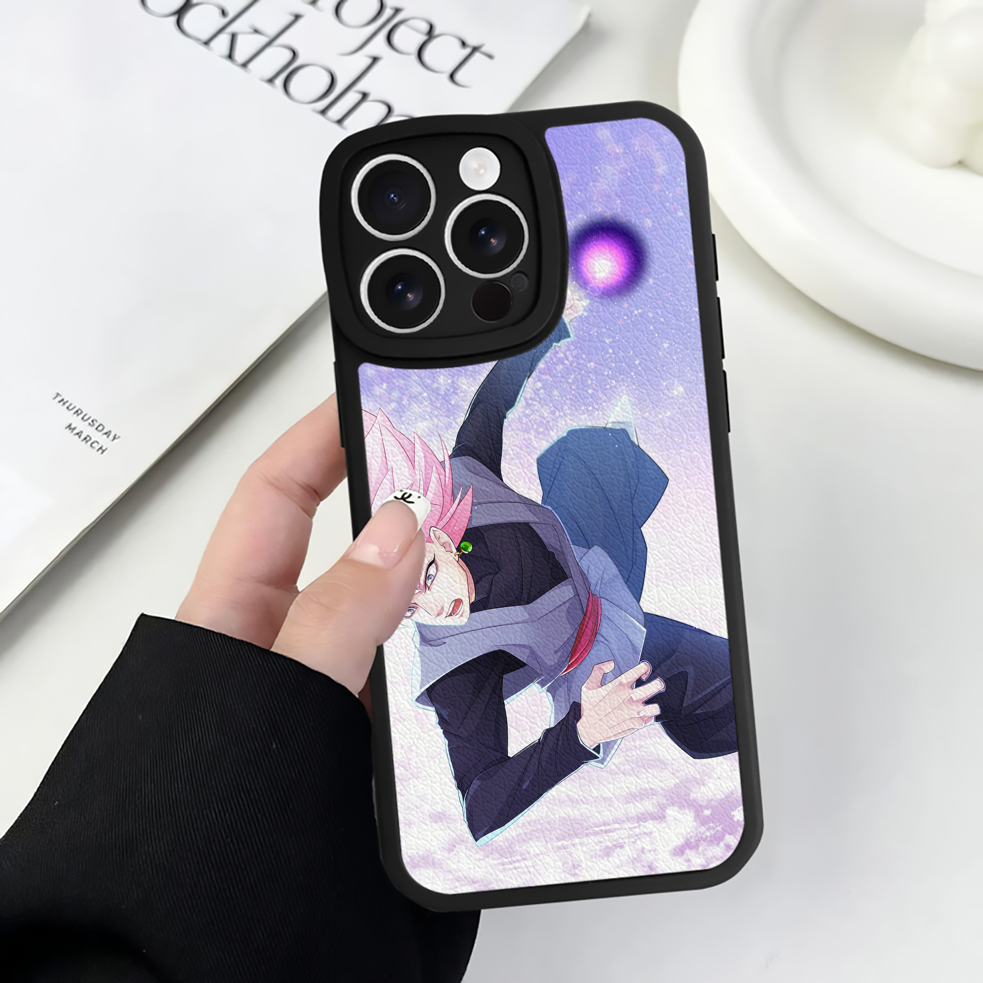 （画像用） ドラゴンボール DRAGON BALL 【iPhone 16シリーズ対応】シリコンスマホケース（レザー調） 材質：シリコン